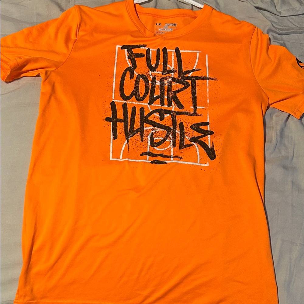 Under Armour Orange Basketball Tee